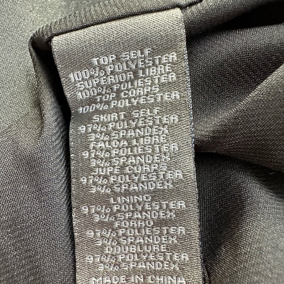 Vince Camuto Sequin Cut Out Cocktail Dress Black Satin & Sequins Size 4 - Picture 12 of 15